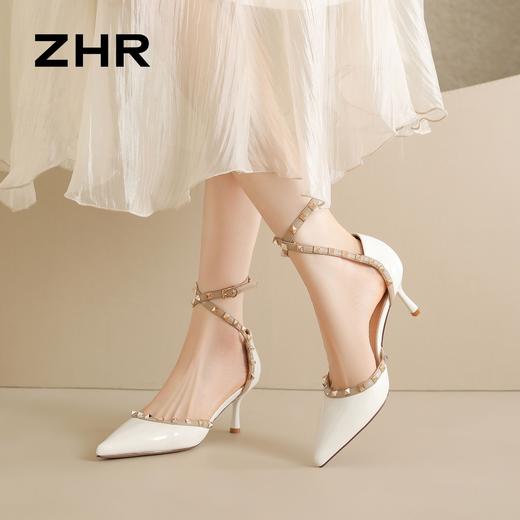 ZHR则则6CM细跟高跟凉拖鞋女2026夏季新款气质优雅百搭韩系高跟鞋 商品图7