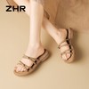 ZHR则则法式厚底增高一字拖鞋外穿2026夏季新款百搭细带女鞋时尚 商品缩略图9