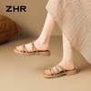 ZHR则则法式厚底增高一字拖鞋外穿2026夏季新款百搭细带女鞋时尚 商品缩略图7