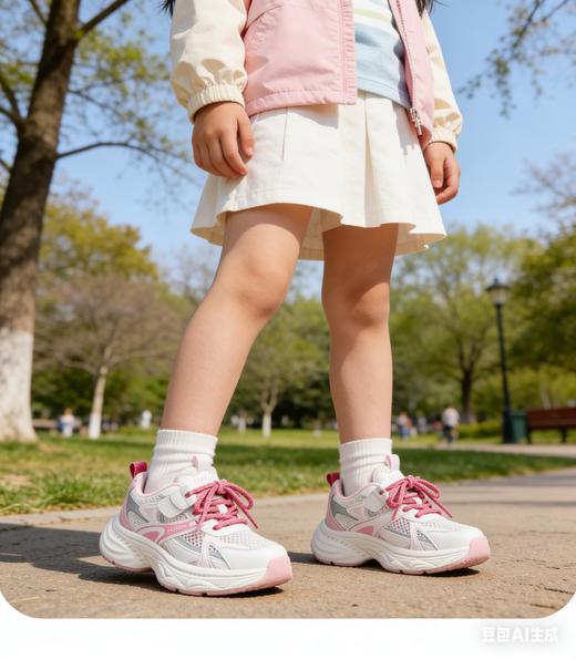 YeeHoO英氏中大童夏季透气网面爹鞋男女童运动鞋31-40★ 商品图4