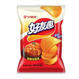 好丽友70g韩国泡菜味好友趣薯片