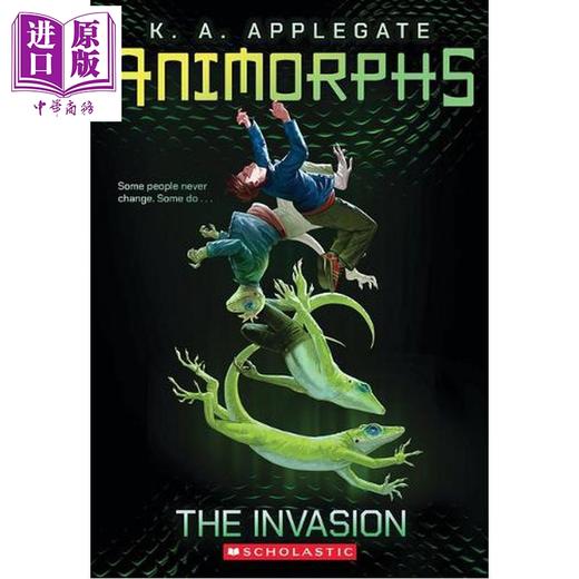 【中商原版】动物变形人/变形战士1 入侵 纽伯瑞奖作家凯瑟琳 阿普尔盖特 英文原版 Animorphs #1 The Invasion Katherine Applegate 商品图0