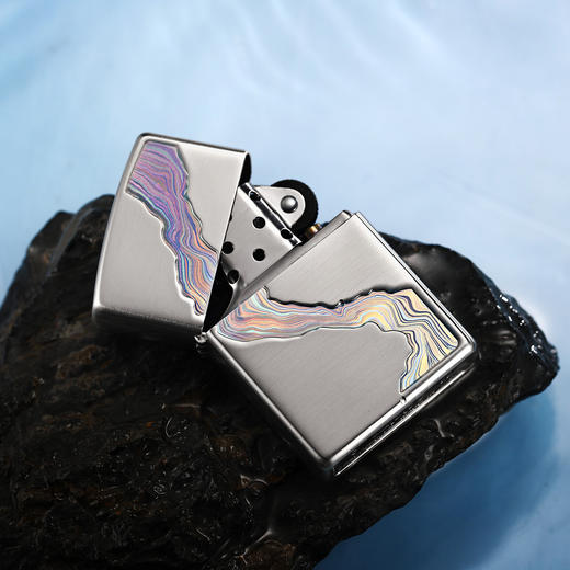 6936101582494 Zippo 【海纳百川】煤油拉丝防风打火机时尚简约正版轻奢实用送男性朋友 商品图2