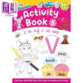【中商原版】Jolly Phonics Activity Book 5 快乐自然拼读活动手册5 手写体英式英语 