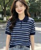 麦*同款miu风短袖针织Polo衫+短裤 商品缩略图8