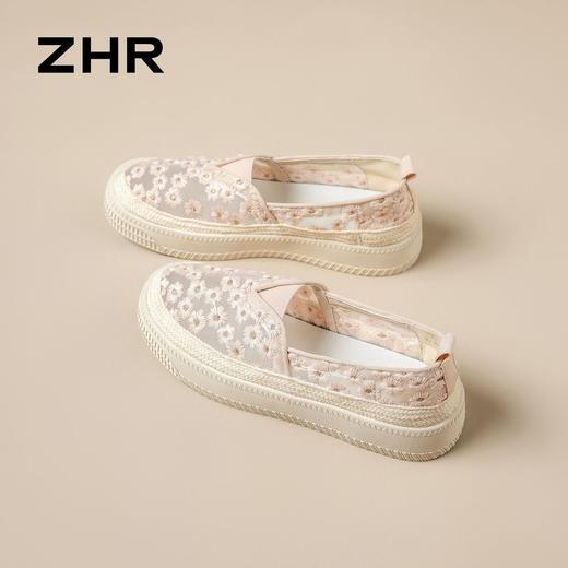 ZHR则则网面透气渔夫鞋2026夏季新款轻便百搭仙女超软一脚蹬单鞋 商品图9