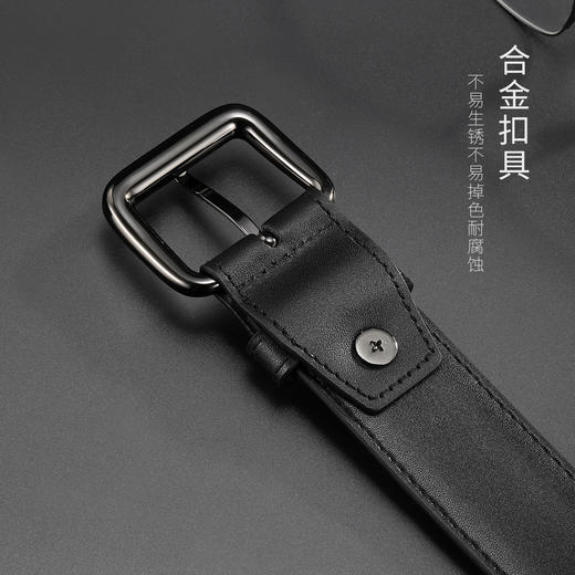 TM19121100006 Zippo 【减龄搭配】之宝男士皮带真皮头层牛皮轻奢针扣腰带男生日礼物 商品图6