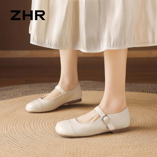 ZHR则则复古百搭轻便玛丽珍鞋女2026新款羊皮垫柔软舒适通勤单鞋 商品图3