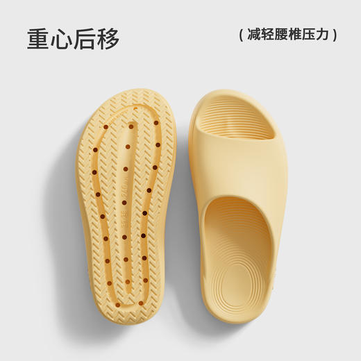 朴西拂辰负跟拖鞋女夏季矫正盆骨前倾厚底足弓支撑居家室内凉拖鞋 商品图3