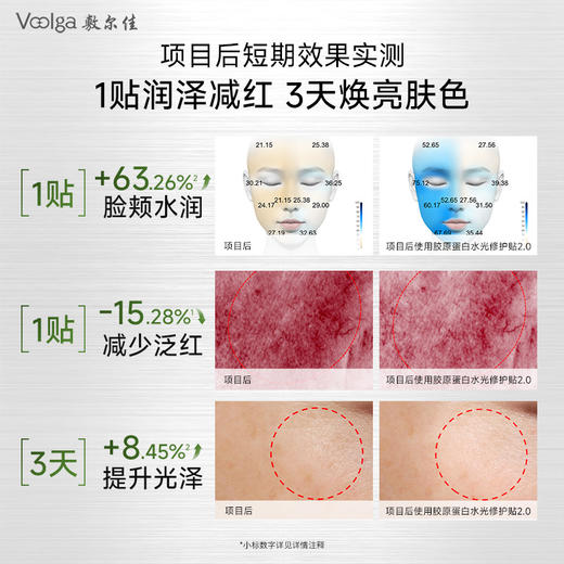 【新品上新】敷尔佳胶原蛋白水光面膜舒缓褪红修护贴2.0 商品图5