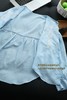 「蓝藤白绣套装  女士天丝亚麻套装 商品缩略图9