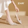 【增高8cm】ZHR则则2026新款尖头高跟鞋蝴蝶结女单鞋婚仙女伴娘 商品缩略图8