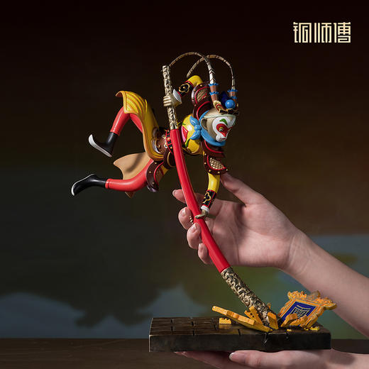 铜师傅《大闹天宫之桀骛凌霄》正版授权 孙悟空齐天大圣铜摆件 商品图4