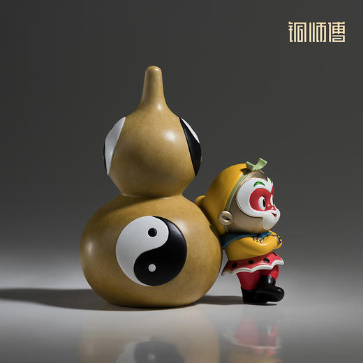 铜师傅《大闹天宫之悟空戏葫》正版授权 孙悟空齐天大圣铜摆件 商品图2