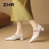 ZHR则则金属链条玛丽珍鞋女鞋2026新款时尚气质尖头单鞋增高显瘦 商品缩略图4