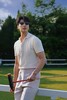 温和奢华Brun* Cuc*男士针织Polo短袖 商品缩略图8