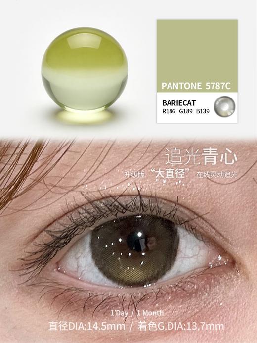 utoocon月抛 追光青心/追光卧蚕 14.5mm 有同款日抛 商品图2