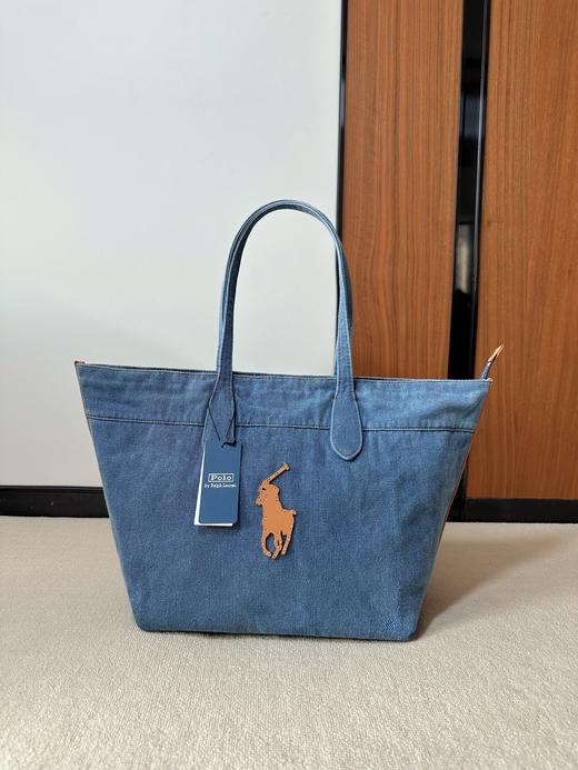 Ralph 水洗牛仔托特包 商品图2