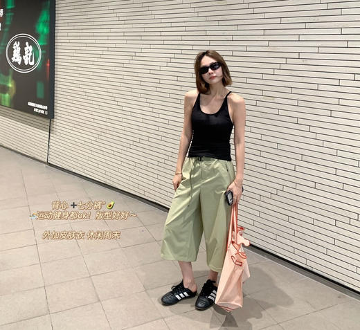 原单安高若女孩👧🏻干爽宽松直筒七分裤 商品图13
