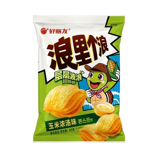 好丽友65g玉米浓汤浪里个浪薯片 商品图0