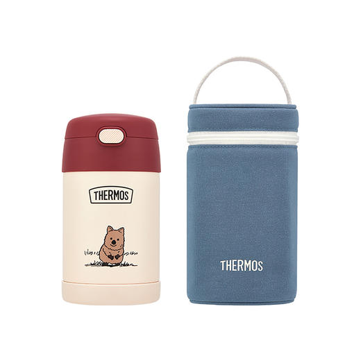 6926497341850 膳魔师THERMOS 新品复古系列316L不锈钢手提焖烧罐午餐组便当盒出行装便携 500ml 商品图0