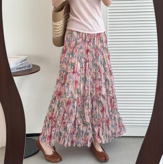 绝美海边穿搭！莫奈花园百褶半身裙 商品图11