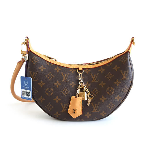 【闲置】LV路易威登M12939老花新款Looping月亮包豌豆包单肩包女士 040526AK15 商品图0