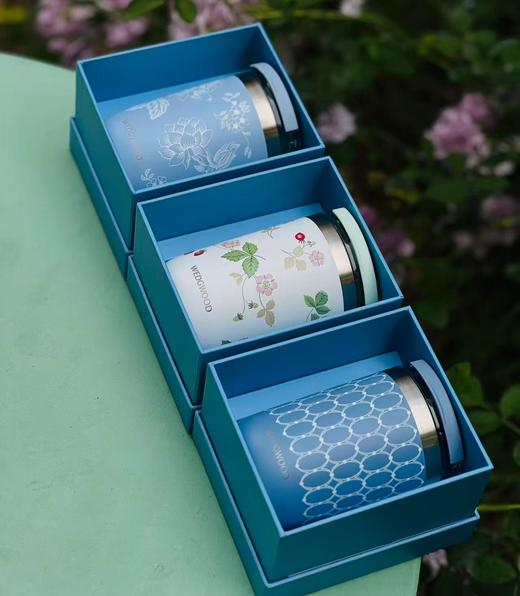 WEDGWOOD威基伍德漫游美镜、金粉年华、野草莓随行杯陶瓷涂层内胆保温杯咖啡杯 商品图13