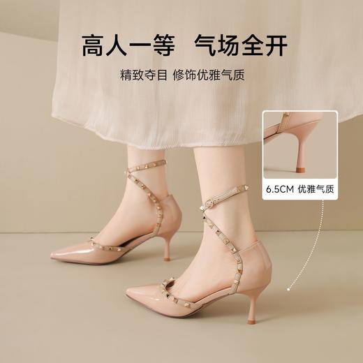 ZHR则则6CM细跟高跟凉拖鞋女2026夏季新款气质优雅百搭韩系高跟鞋 商品图2