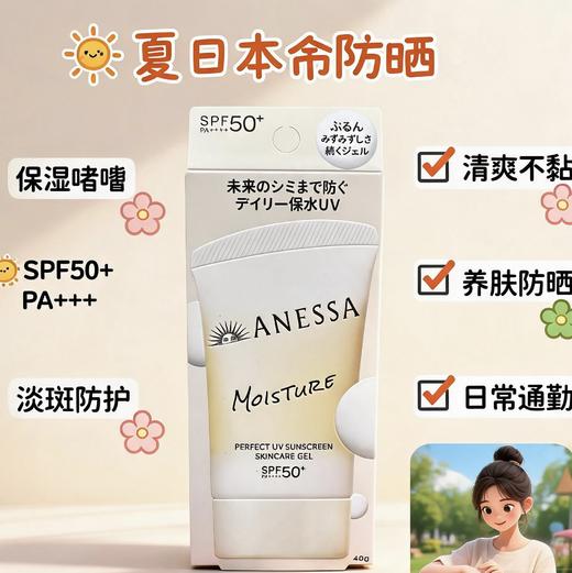 新版 日本ANESSA安耐晒面部防晒凝露SPF50+-40g/90g（多款可选） 商品图5
