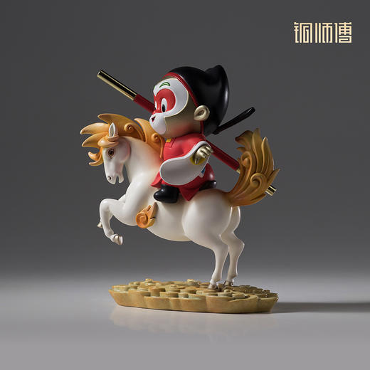 铜师傅《大闹天宫之马上封侯》正版授权 孙悟空齐天大圣铜摆件 商品图3
