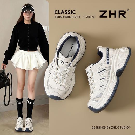 ZHR增高5.5CM老爹鞋厚底2026春季新款小个子轻便百搭运动休闲鞋女 商品图2