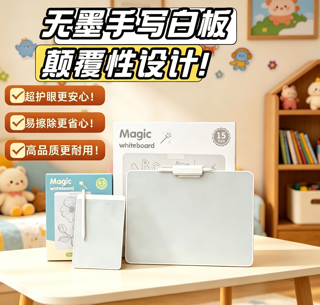 无墨书写板 学生草稿本无痕桌面备忘录写字板 留言备忘记事板【学习装备特价】