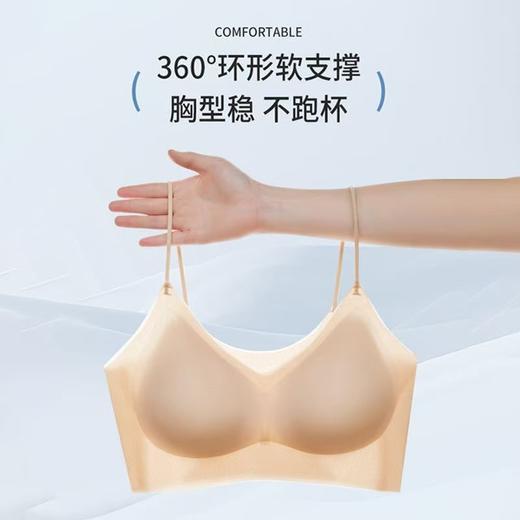 清凉不闷热【BANHE板禾隐形空调内衣】凉过吹空调 夏季超薄软支撑透气文胸 商品图3