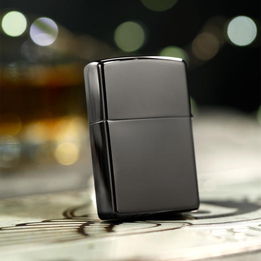 TM8895955116 Zippo 【飞得更高】正版打火机徽章黑冰贴章进口送男友老公生日礼物 商品图4