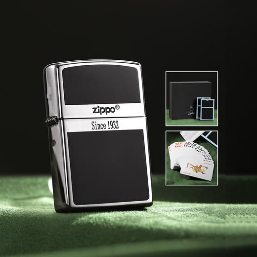 367231932205 Zippo 打火机正版煤油礼盒装带掼蛋扑克牌潮玩个性送礼男款进口圣诞礼物 商品图1