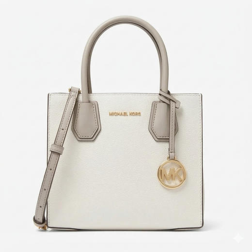 196163272061 迈克高仕MICHAEL KORS Mercer 时尚百搭中号鹅卵石纹皮革斜挎包手提包【22x11x19cm】 商品图0