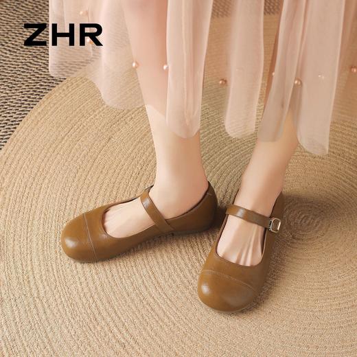ZHR则则复古百搭轻便玛丽珍鞋女2026新款羊皮垫柔软舒适通勤单鞋 商品图8