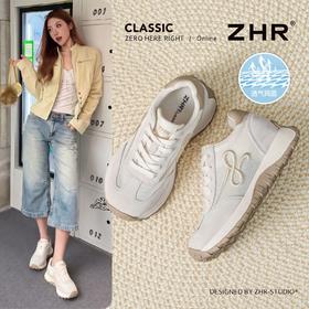 【ZHR】透气网面运动休闲鞋女2026夏新款内增高阿甘鞋轻便阿甘鞋