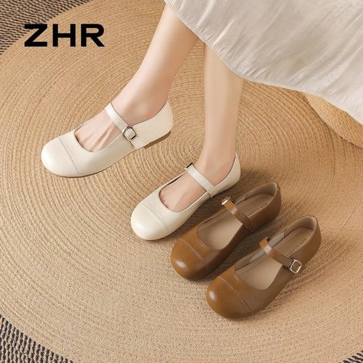 ZHR则则复古百搭轻便玛丽珍鞋女2026新款羊皮垫柔软舒适通勤单鞋 商品图6