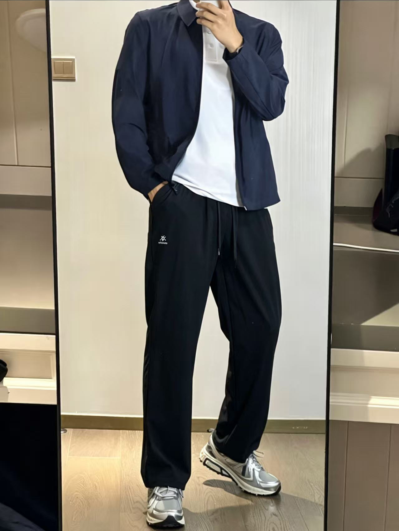 大厂订单余！夏季b入男士速干四面弹冰丝长裤！