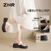 ZHR则则韩版增高闪耀水钻厚底软底拖鞋女鞋2026夏季新款百搭凉鞋 商品缩略图4