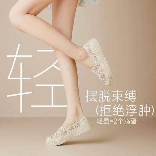 ZHR则则网面透气渔夫鞋2026夏季新款轻便百搭仙女超软一脚蹬单鞋 商品图2