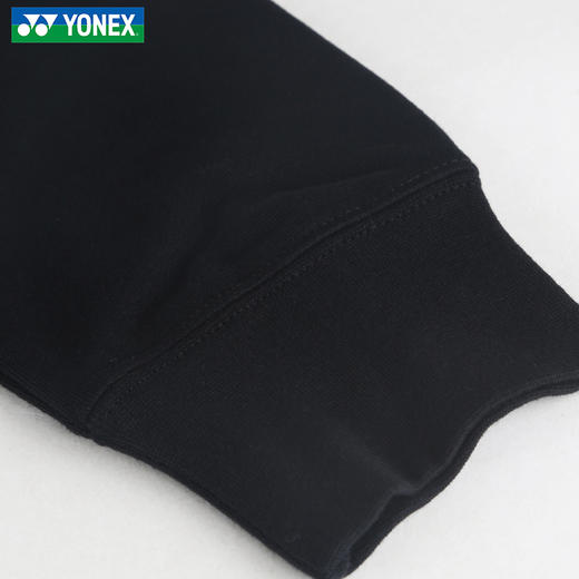 【618活动进行中】YONEX尤尼克斯羽毛球服舒适透气yy卫衣男款长袖130099BCR 商品图3