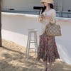 绝美海边穿搭！莫奈花园百褶半身裙 商品缩略图1