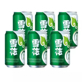 雪花330ml清爽啤酒六连包