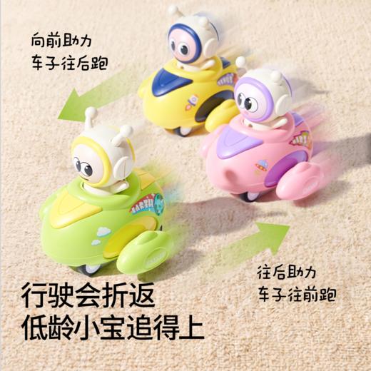 【安抚玩乐】嫚熙儿童惯性玩具车宝宝1一3岁外星人回力小汽车6个月婴儿2男女孩 商品图1