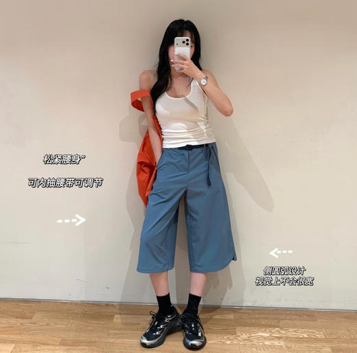 原单安高若女孩👧🏻干爽宽松直筒七分裤 商品图14
