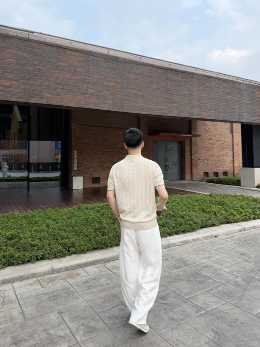 温和奢华Brun* Cuc*男士针织Polo短袖 商品图7