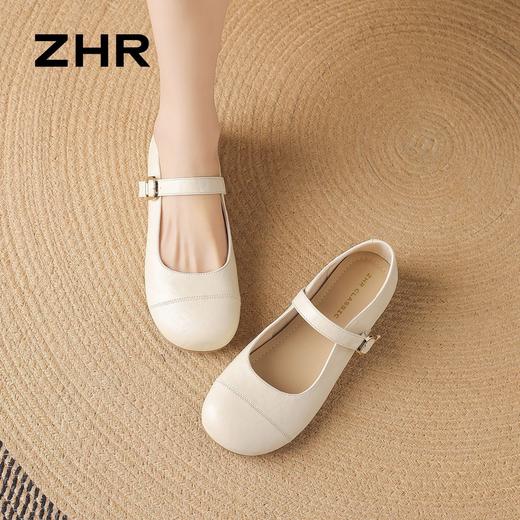 ZHR则则复古百搭轻便玛丽珍鞋女2026新款羊皮垫柔软舒适通勤单鞋 商品图5